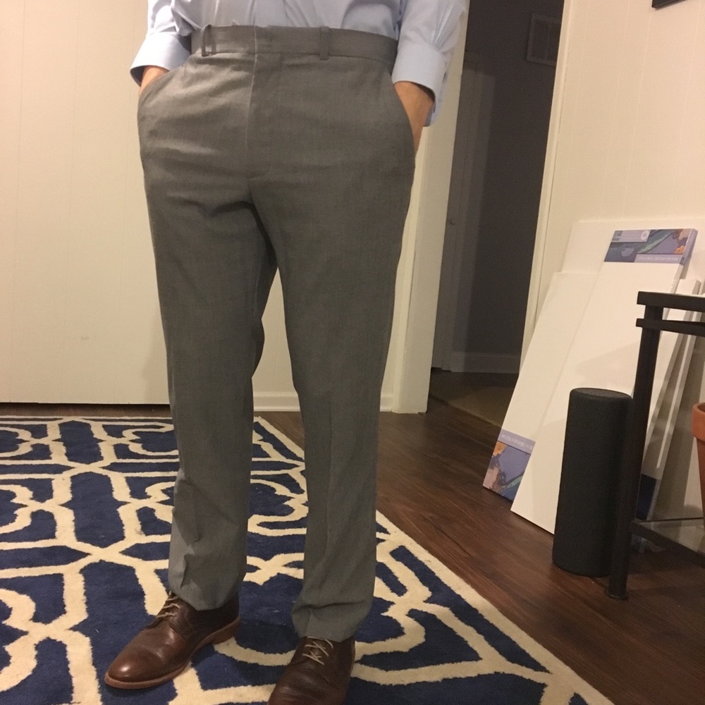 Gray men’s dress pant